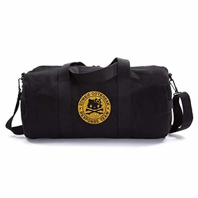 Zombie Outbreak Response Team Hello Kitty Duffel Bag, Black & Gold (Medium) MustHave Deal Hot Discount Deal