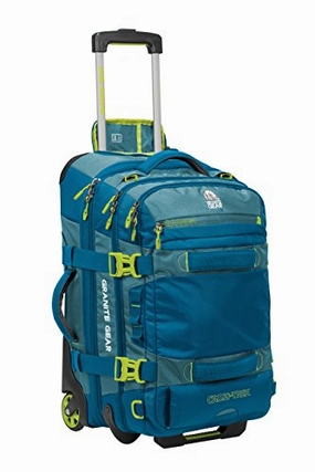 Granite Gear Cross-Trek 22" Wheeled Carry-On Duffel - Bleumine/Blue Frost/Neolime Todays Special Savings