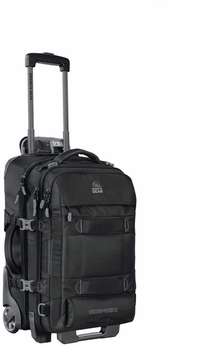 Online Deal Frenzy Granite Gear Cross Trek 2 Wheeled Carry-On Duffel - Black/Flint 22"