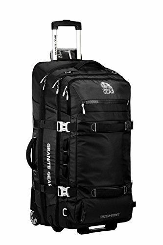 Flash Pick Today Trending Savings Now Granite Gear Cross-Trek 32" Wheeled Duffel -Black/Chromium