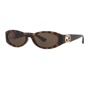 Shop Smart Save Gucci Gg1660S 002 WomenS Sunglasses - Havana Frame, Brown Lenses