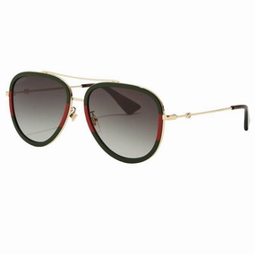 Special Deals Online Gucci Gg0062S 003 57 Gold Green