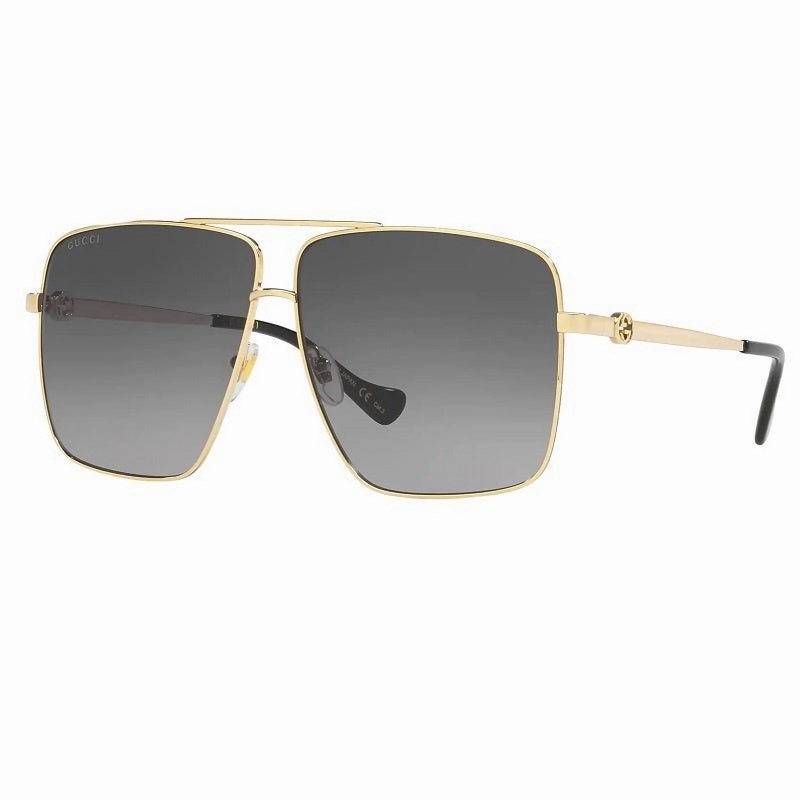 Gucci Gg1087S 001 63 Gold Grey Big Price Drop