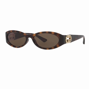Shop Smart Save Gucci Gg1660S 002 WomenS Sunglasses - Havana Frame, Brown Lenses