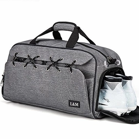GiftWorthy Sale Gym Duffel Bag Sports Travel Tote Bag Overnight For Men And Women With Shoe Compartment, Wet