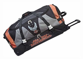 Harley-Davidson 32 Inch Xl Super Organized Duffel, Wheeled Bag 99632-Rust/Blk Clearance Sale Now MustHave Steals