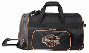 Hot Pick of the Day Best Deal Alert Harley-Davidson Bar & Shield Logo 20" Wheeling Duffel Carry-On Bag 99416-Black