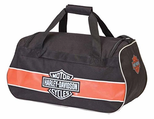 Harley-Davidson Classic Bar & Shield Sports Duffel Bag W/Strap 99418 Rust/Black Big Price Drop