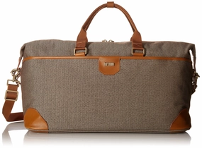 Hartmann Herringbone Luxe Softside Weekend Duffel, Terracotta Deal Frenzy Today Big Savings Alert