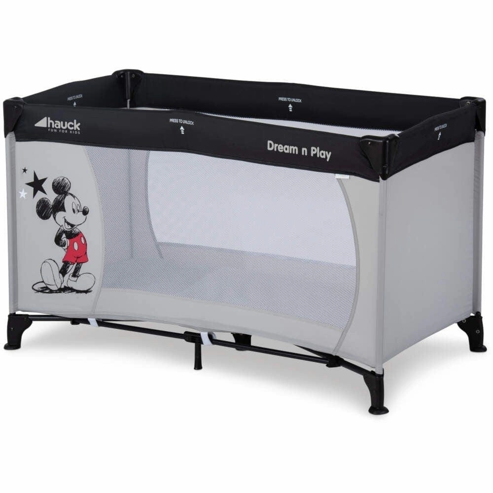 Daily Special Offer Exclusive Holiday Deal Hauck Disney Dream N Play Travel Cot - Mickey Stars