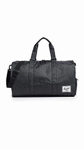 Online Exclusive Steal Hot Savings Alert Herschel Novel Duffel Bag, Black Crosshatch, Classic 42.5L