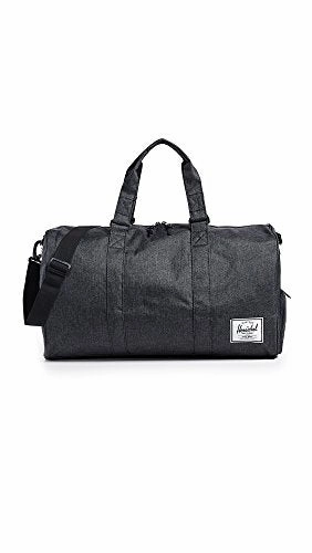 Online Exclusive Steal Hot Savings Alert Herschel Novel Duffel Bag, Black Crosshatch, Classic 42.5L
