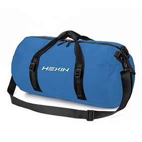 Mega Online Discount Hexin Carry On Bag Travel Duffel Tote Unisex Weekender Bag Blue