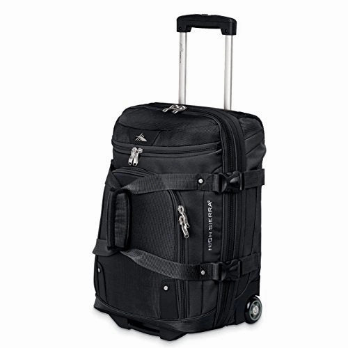 High Sierra At3 26" Drop Bottom Wheeled Duffel Black Exclusive Savings Event