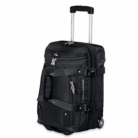 High Sierra At3 26" Drop Bottom Wheeled Duffel Black Exclusive Savings Event
