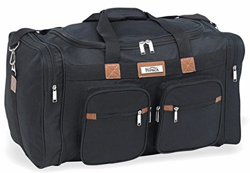 Hipack E-Z Carry Tote Bag Duffel 22Inch Black Todays Trending Deals Deal of the Day