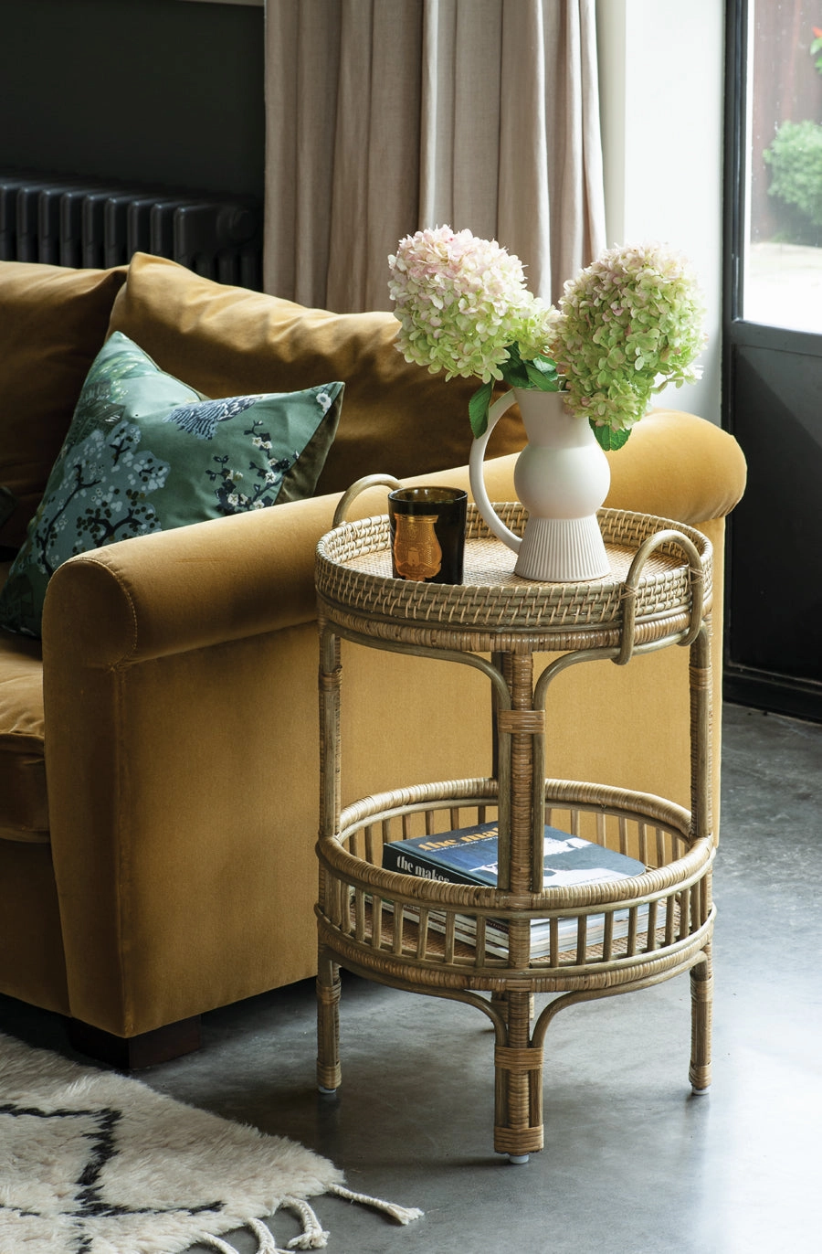 Home Bianca Lorenne circo side table - antique grey