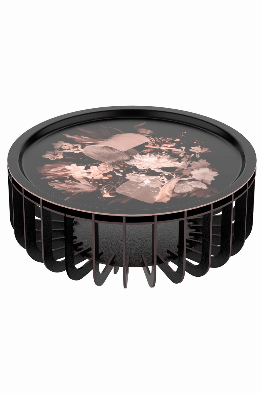Home Ibride Medusa Large Outdoor Coffee Table - Levitation Rose