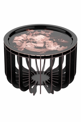 Home Ibride Medusa Medium Outdoor Coffee Table - Levitation Rose