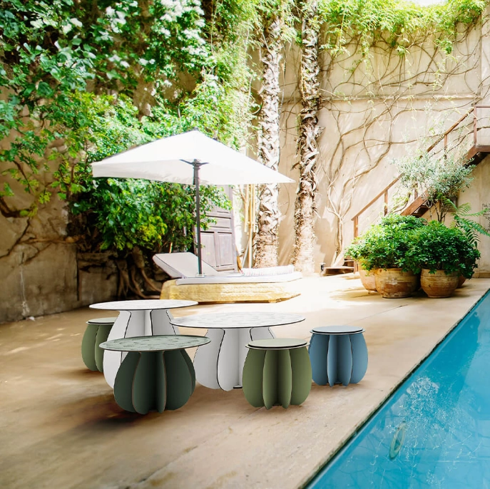 Home Ibride Parodia Magnifica Indoor/Outdoor Table 55 - Small