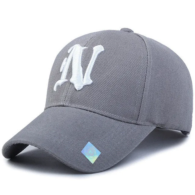 Big Clearance Event Best Seller Discount Baseball Hats Solid Color N Letter Embroidered Cap For Men