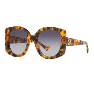 Gucci Gg1257S 004 WomenS Sunglasses - Havana Frame, Blue Lenses Price Slash Today