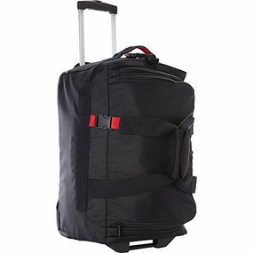 A. Saks 20" Expandable Carry-On Trolley Duffel (Black/Red) Dont Miss Todays Deal