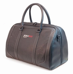 Dont Miss This Deal Mobile Edge - Deluxe Leather Duffel - Black (Me-Lgb1)