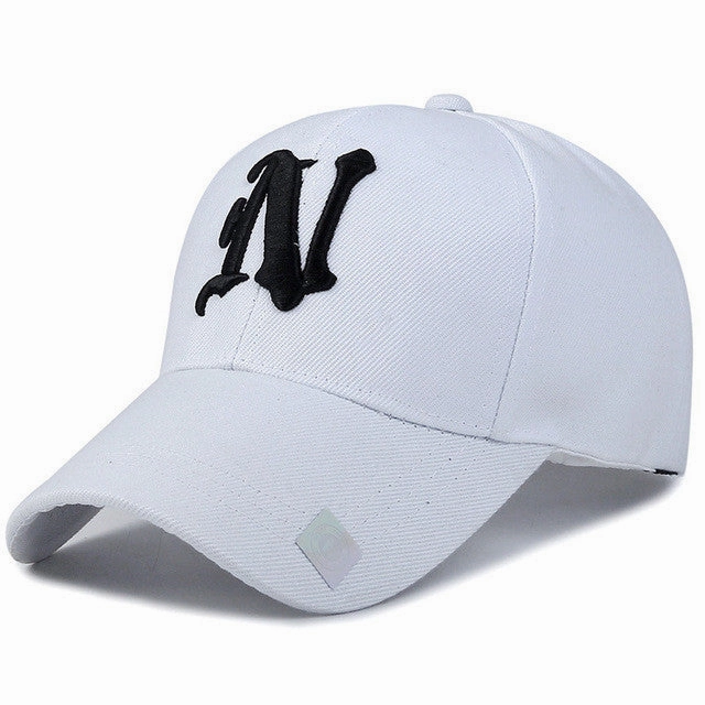 Baseball Hats Solid Color N Letter Embroidered Cap For Men Instant Savings Inside Special Surprise Sale