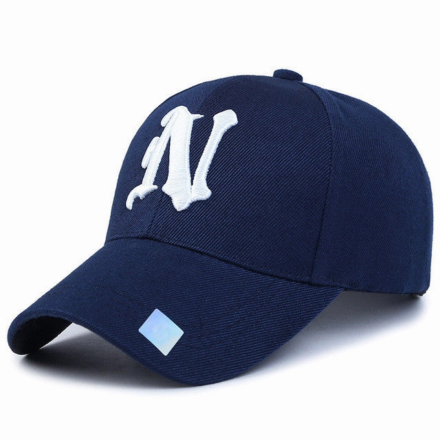 Mega Discount Event Baseball Hats Solid Color N Letter Embroidered Cap For Men
