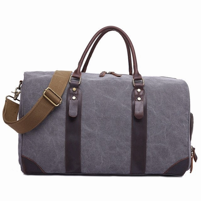 2018 Fashion Canvas Men'S Travel Bag Carry On Luggage Bags Vintage Handbag Crossbody Men Duffel Price Slash Today