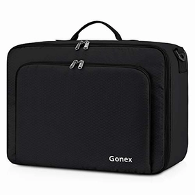 Daily Special Offer Today Only Hot Pick Gonex Travel Duffel Bag, Portable Carry On Luggage Personal Item Bag For Airlines, Water& Tear-Resistant 20L Black