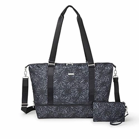Save Today Event Steal Todays Offer Baggallini Expandable Carry On Duffel, Onyx Floral