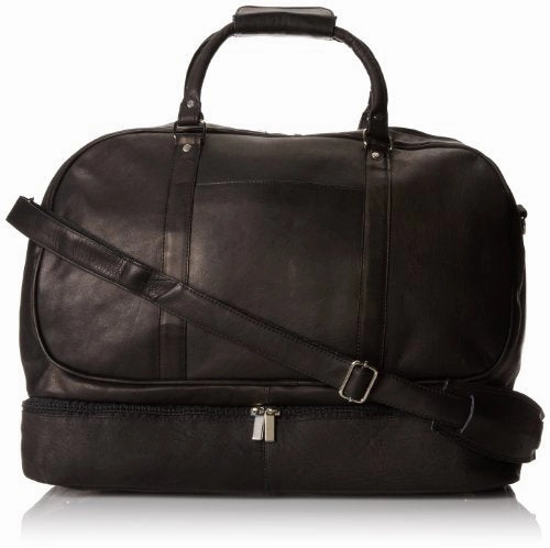 Todays Trending Deals Save Today Event David King & Co. Duffel With Bottom Compartment, Black, One Size