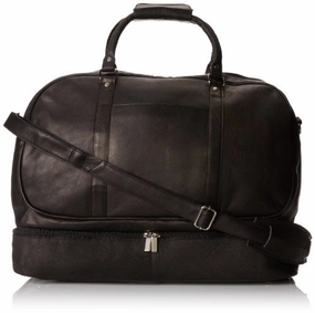 Todays Trending Deals Save Today Event David King & Co. Duffel With Bottom Compartment, Black, One Size