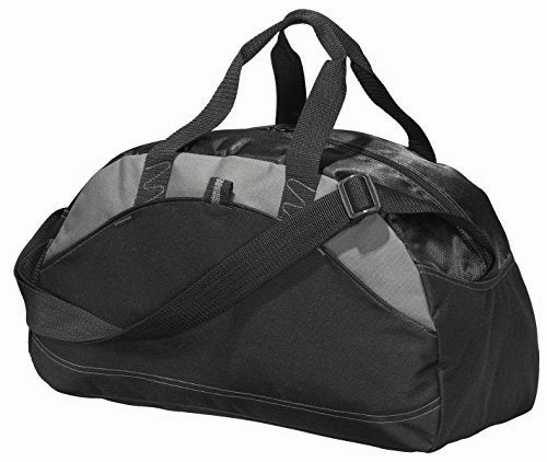 Todays Trending Deals Port & Company Luggage-And-Bags Improved Small Contrast Duffel Osfa Black