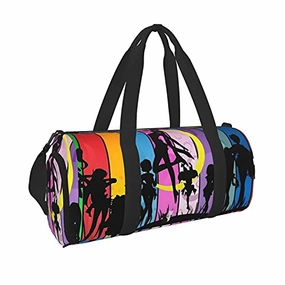 Deal Frenzy Today Anime Sai-Lor Mo-On Sports Gym Bag With Wet Pocket & Shoes Compartment, Travel Duffel Bag Workout Bag For Men And Women