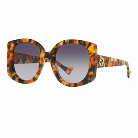 Gucci Gg1257S 004 WomenS Sunglasses - Havana Frame, Blue Lenses Price Slash Today