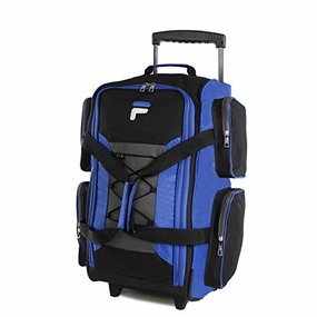 Sweet Deal Today Fila 22" Lightweight Carry On Rolling Duffel Bag,  Blue,  One Size