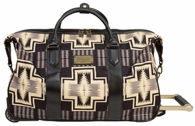 Pendleton Harding 22" Rolling City Duffel - Black, One Size Exclusive Savings Event