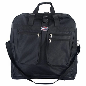 Best Deal Today Tangkula 40" Rolling Wheeled Duffel Bag Spinner Suitcase Spinning Luggage Black New