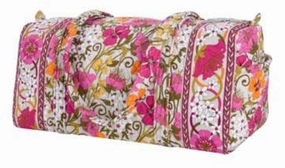 Mega Discount Today Special Deals Online Vera Bradley Small Duffel Tea Garden