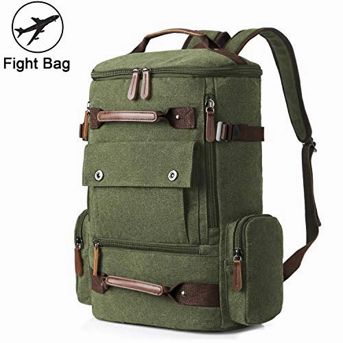 Canvas Backpack For Men, Yousu Man Vintage Travel Duffel Backpacks Large Capacity Rucksack Daily Clearance Deal Hot Offer Frenzy