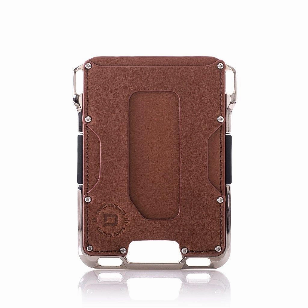 Save Today Event Dango Products M2 Maverick Hand Polished Nickel Plated Single Pocket Leather Wallet