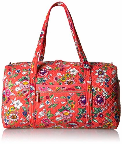 Grab the Deal Now Vera Bradley Women'S Iconic Large Travel Duffel-Signature, Coral Floral, One Size