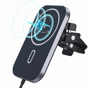 Today Only Steal Choetech Magnetic Wireless Car Charger T200-F 15W - Black (Cho-T200-F-Bk)