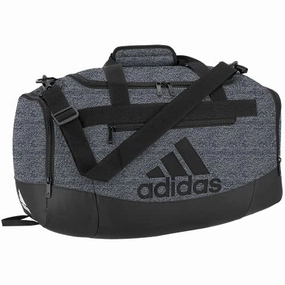 Special Online Offer Hot Pick of the Day Adidas Defender 4 Small Duffel Bag, Jersey Onix Grey/Black