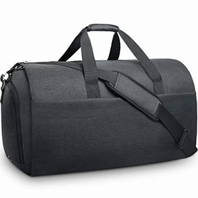Grab Save Today Garment Bags Convertible Suit Travel Bag With Shoes Compartment Waterproof Large Carry On Duffel Bags Garment Weekender Bag For Men Women Black