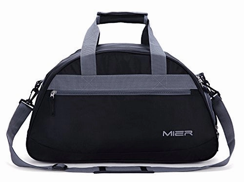 Today Only Savings Mega Online Discount Mier 20Inch Sports Gym Bag Travel Duffel Bag With Shoes Compartment For Women And Men(Black)