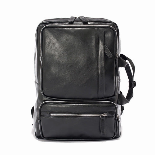 Fashion Pu Leather Backpack For Men - Black,Gray Grab Your Deal Today